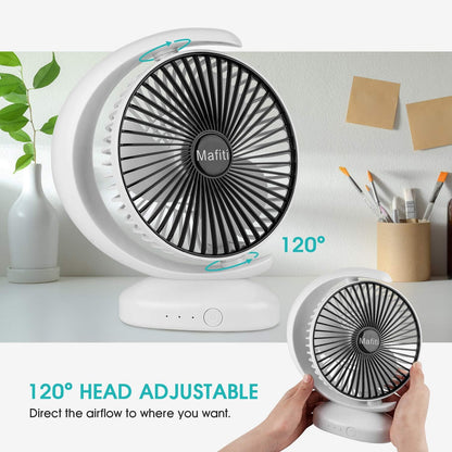 Ventilador Recargable En Forma De Luna + Envio Gratis