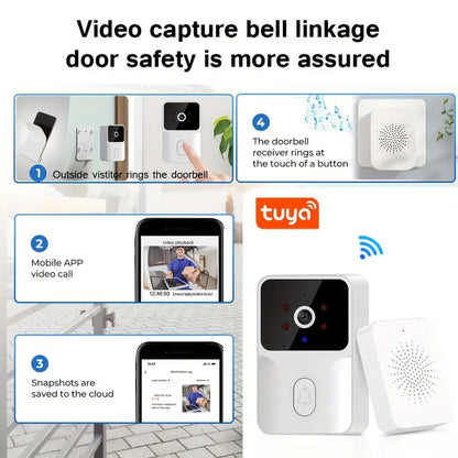 Timbre Portero Doorbell Con Cámara Wifi + Envio Gratis