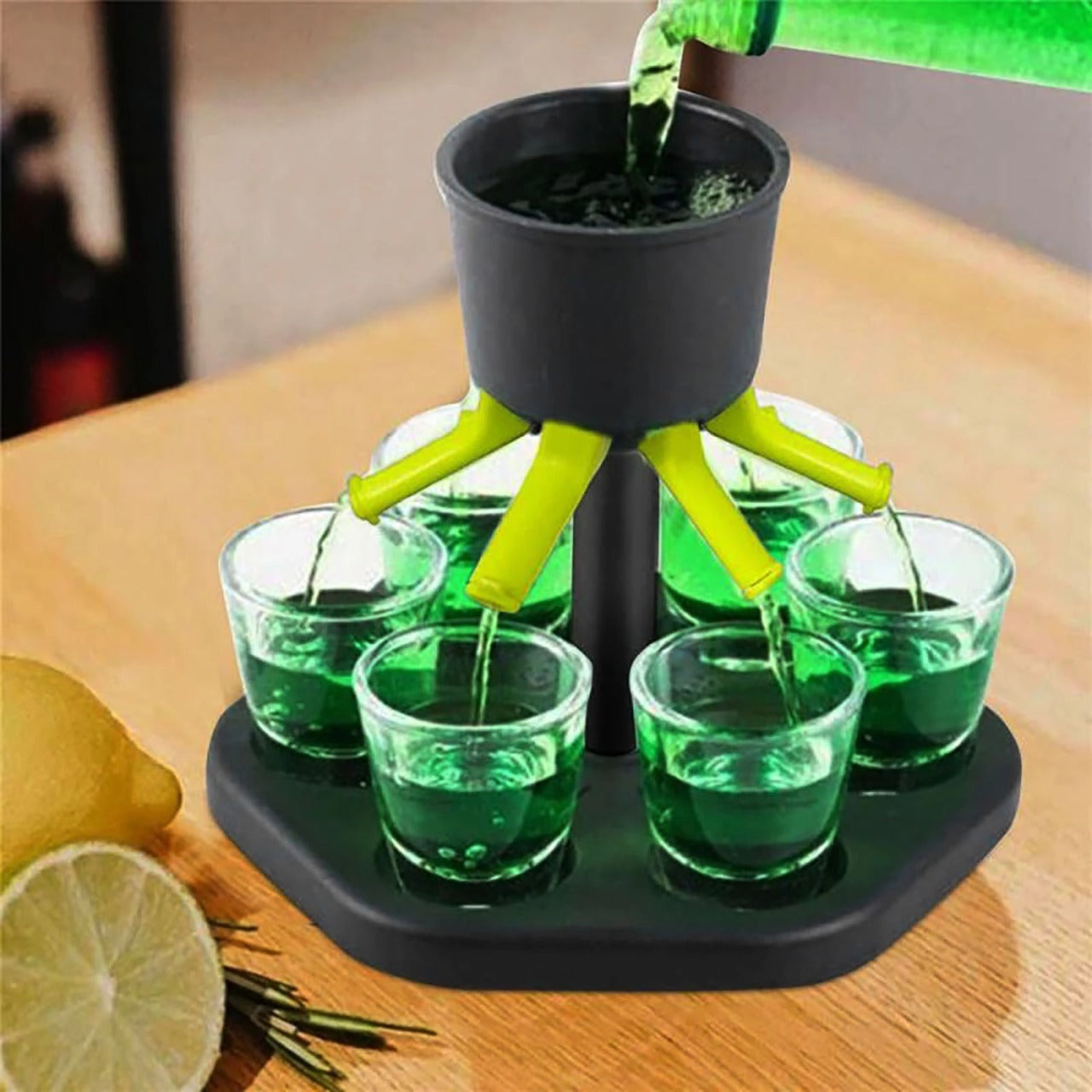 Dispensador De Shots Para 6 Copas (incluidas)+ Envío Gratis