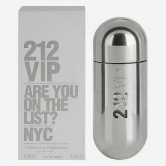 212 Vip Plateada Para Dama 80ML