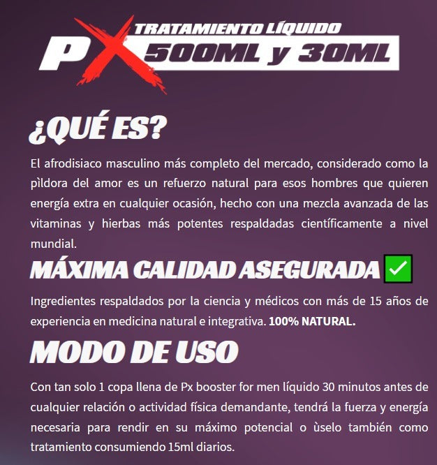 Tratamiento Líquido PX BOOSTER 30ML