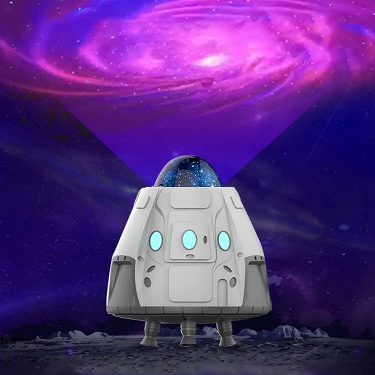 Capsula Espacial Proyetor De Galaxia Con Parlante Bluetooth + Envio Gratis