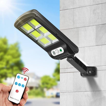 Lampara Led Solar Para Exteriores Con Sensor De Movimiento Y Control