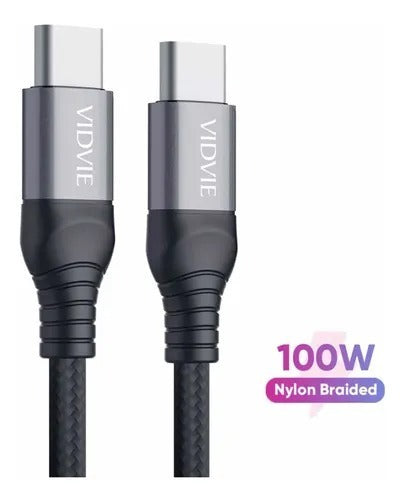 Cable De Carga Vidvie Inteligente Tipo C a TIpoc C Para Celular