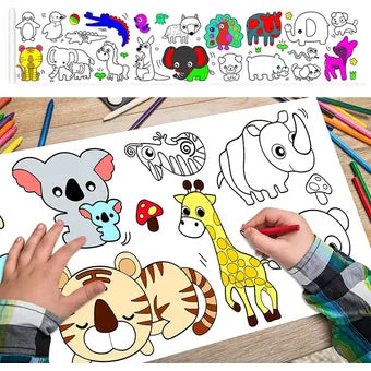 Rollo De Dibujo DIY Para Niños + Envio Gratis