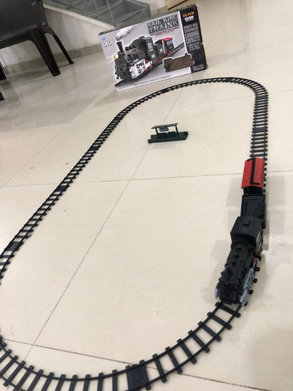 Pista de tren con humo Raíl King Traink 16PCS medida 415cm