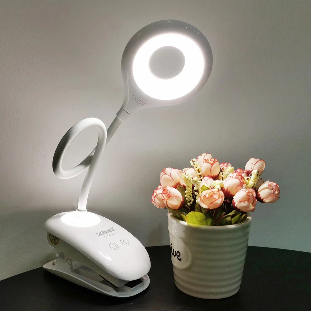 Lámpara De Escritorio Portátil Flexible, Luz Led Recargable