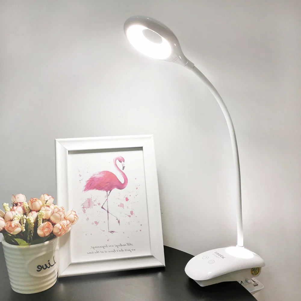 Lámpara De Escritorio Portátil Flexible, Luz Led Recargable