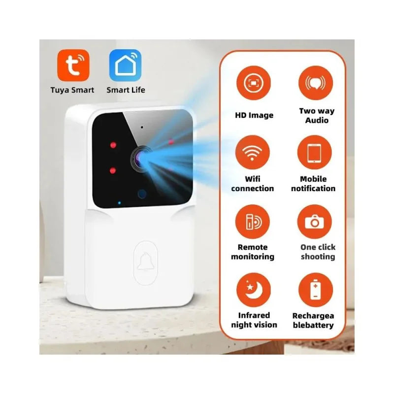 Timbre Portero Doorbell Con Cámara Wifi + Envio Gratis