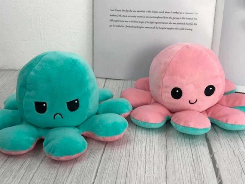 Peluche Pulpo Reversible